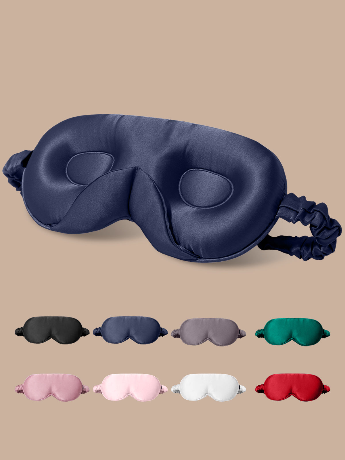 [Tummansininen] SilkSilky-FI Eye Mask 001