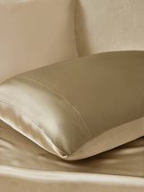 [Beige+Khaki] SilkSilky-FI 19Momme Vuodevaatteet Setti 004