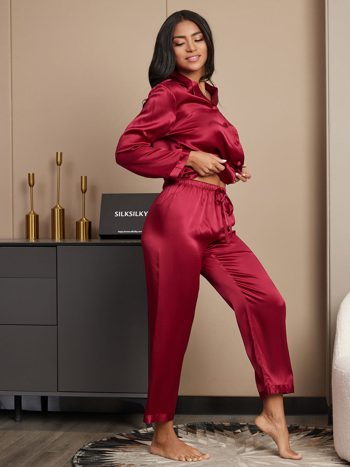 [Viini] SilkSilky-FI Womens Pajamas 005