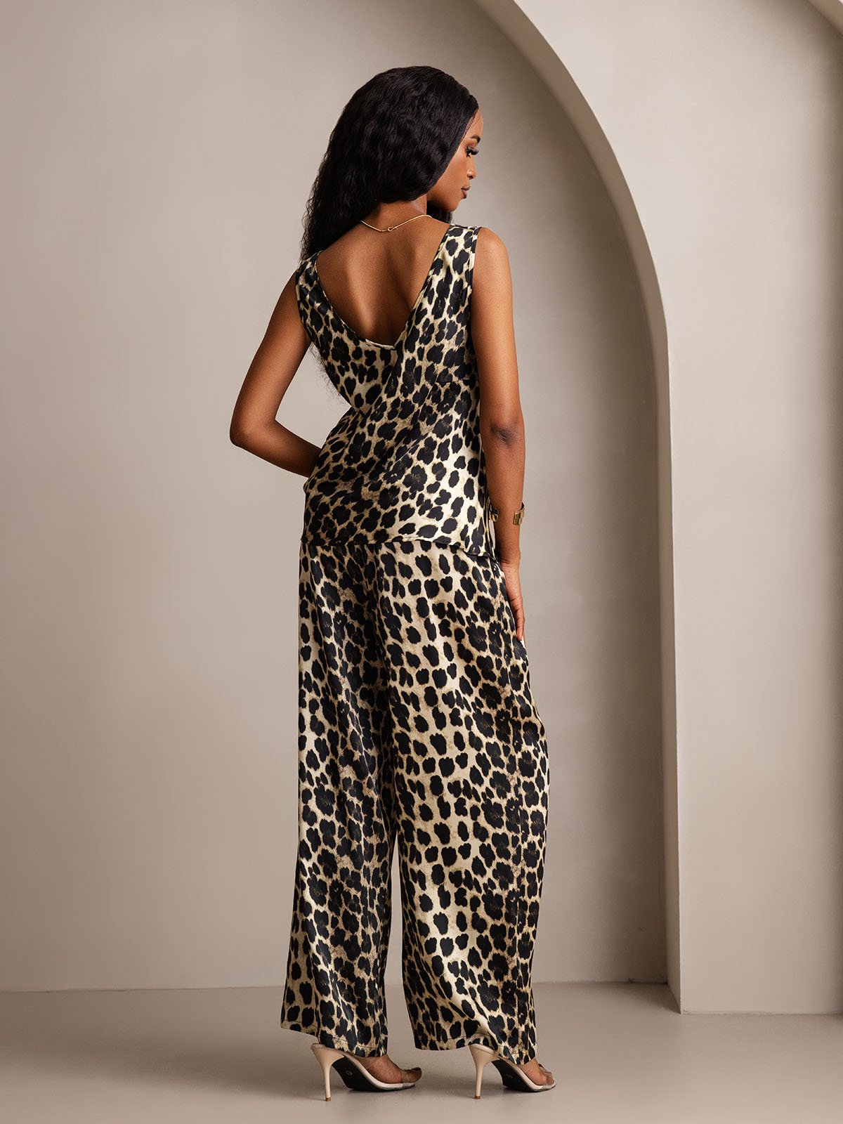 SilkSilky-FI Womens Outfit Sets Leopardi 002