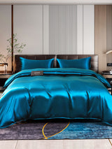 [Sinivihreä] SilkSilky-FI 22Momme Bedding Set 001,