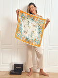 SilkSilky FI Pure Silk Scarf Oranssi 002