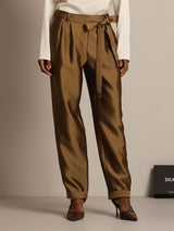 [Pronssi] SilkSilky-FI 32Momme Silk-Wool Blend Womens Pants 007