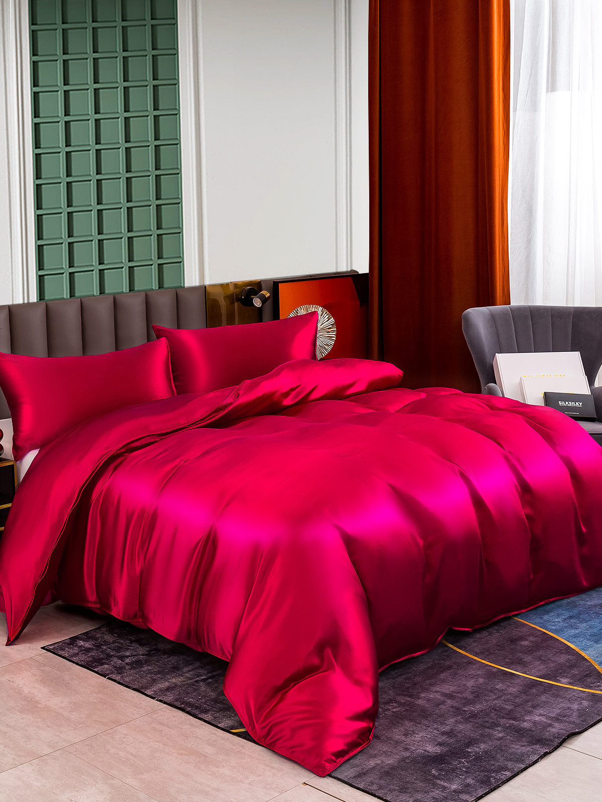 [Viini] SilkSilky-FI 25Momme Bedding Set 001