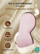 [Vaalea Pinkki] SilkSilky-FI Silmämaski 003