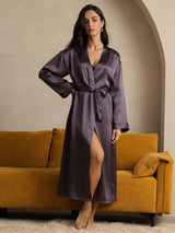 [Purppuranharmaa] SilkSilky-FI Long Sleeve Naisten Aamutakki 005