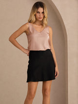 [Toscana] SilkSilky-FI Sleeveless V Neck Camisole Top 005