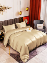 [Beige] SilkSilky-FI 19Momme Bedding Set 001