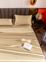 [Beige] SilkSilky-FI 19Momme Vuodevaatteet Setti 003
