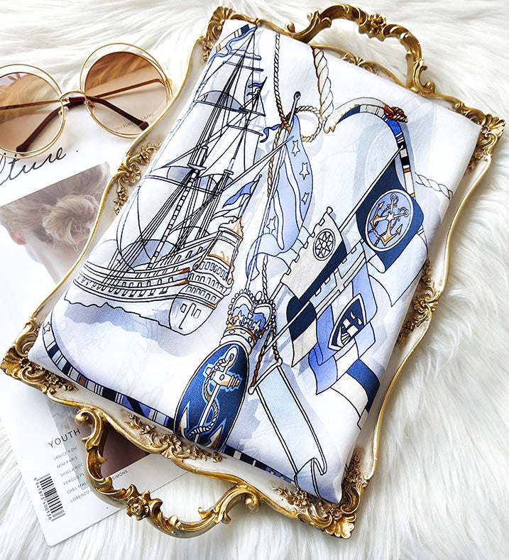 [P023] SilkSilky-FI Pure Silk Scarf 003