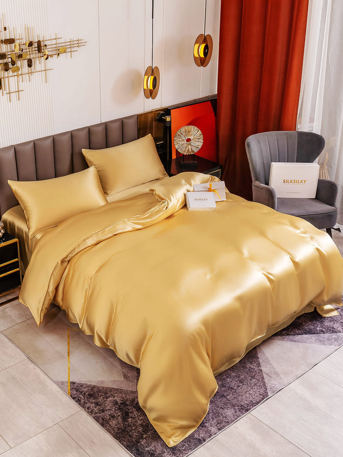 [Samppanja] SilkSilky-FI 19Momme Bedding Set 003