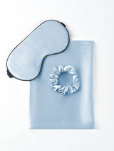 [Vaaleansininen] SilkSilky-FI 19Momme Pure Silk Pillowcase Set 001