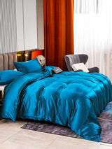 [Sinivihreä] SilkSilky-FI 22Momme Bedding Set 003,