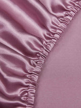 [Vaalean Mauve] SilkSilky-FI 19Momme Vuodevaatteet Setti 004