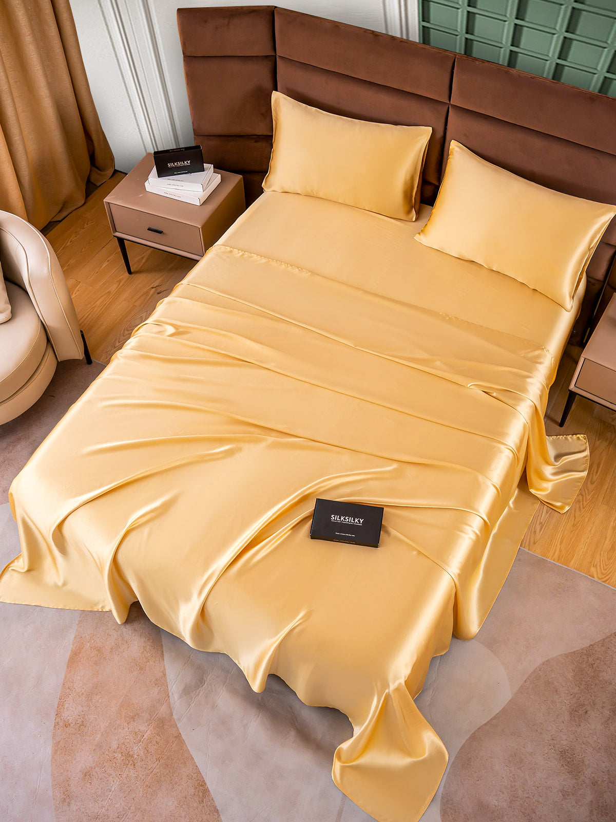 [Samppanja] SilkSilky-FI 25Momme Bedding Set 005