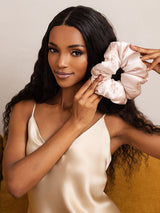 [Pinkki] SilkSilky-FI Scrunchie 003