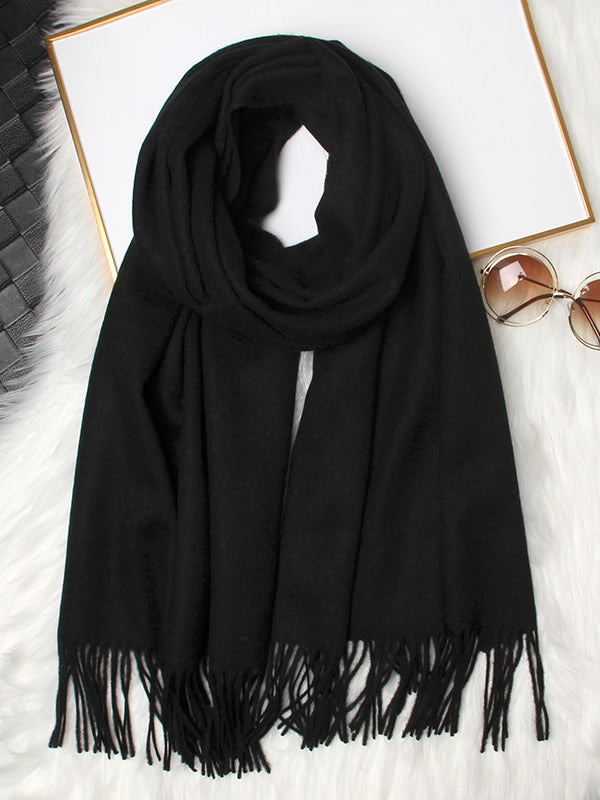 [Musta] SilkSilky-FI Scarf 005