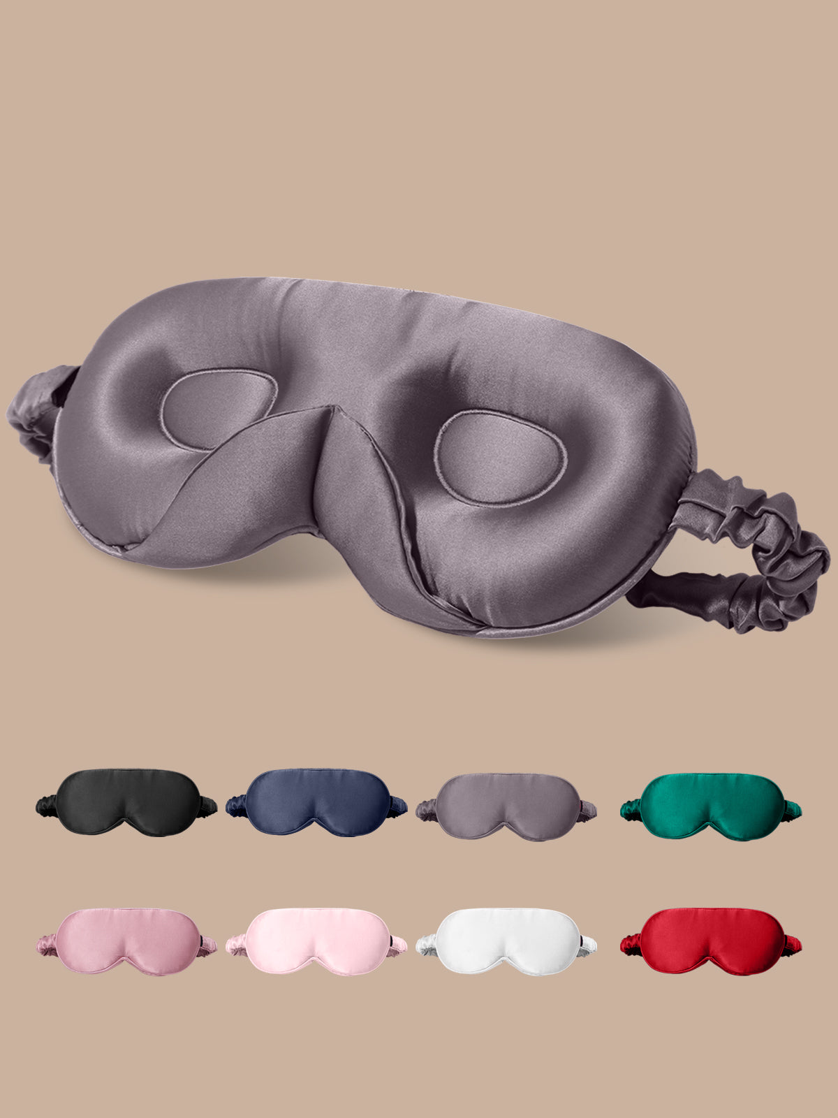 [Tumman Harmaa] SilkSilky-FI Eye Mask 001