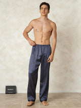 [Laivasto Ginkgo] SilkSilky-FI Men's Sleep Shorts 004