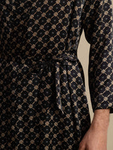 [Musta Ketju] SilkSilky-FI Long Sleeve Miesten Aamutakki 005