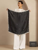[Musta] SilkSilky-FI Scarf 005