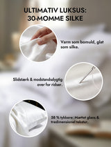 [Valkoinen] SilkSilky-FI 30Momme Tyynyliina 002