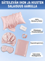 [Vaalean Mauve] SilkSilky-FI 19Momme Pure Silk Pillowcase Set 002