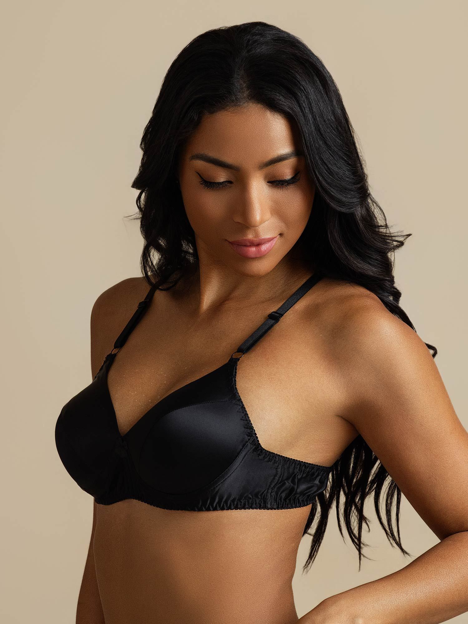 [Musta] SilkSilky-FI Bra 007,