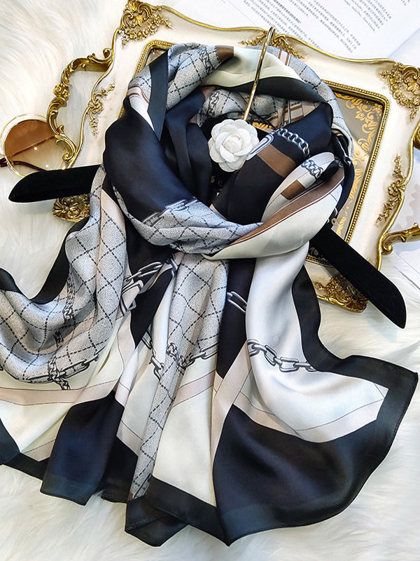 [P021] SilkSilky-FI Pure Silk Scarf 001