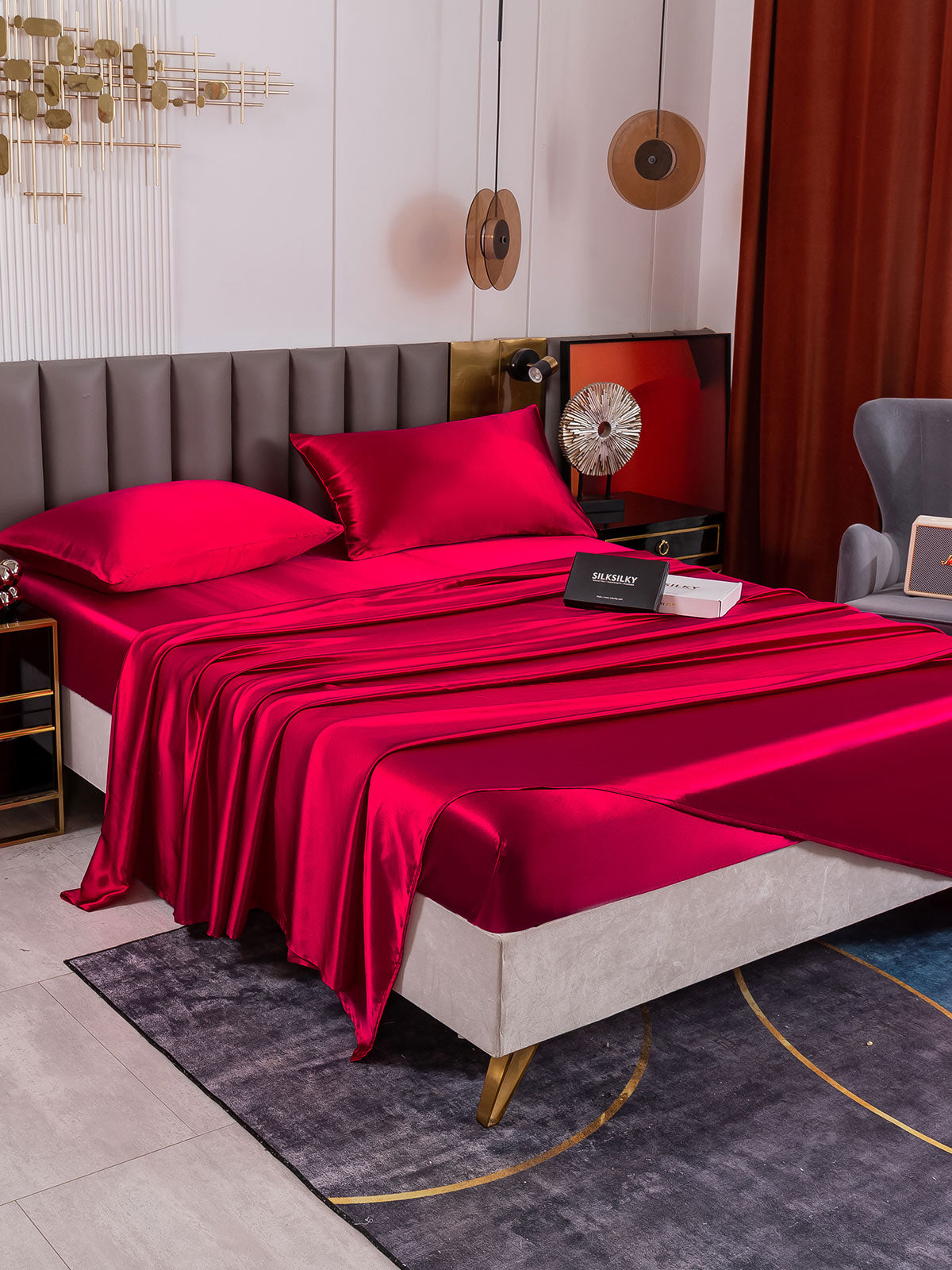 [Viini] SilkSilky-FI 19Momme Bedding Set 006