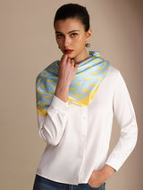 [Sininen Banaani] SilkSilky-FI Scarf 004