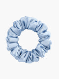 SilkSilky FI 19Momme Pure Silk Scrunchie Vaaleansininen 004