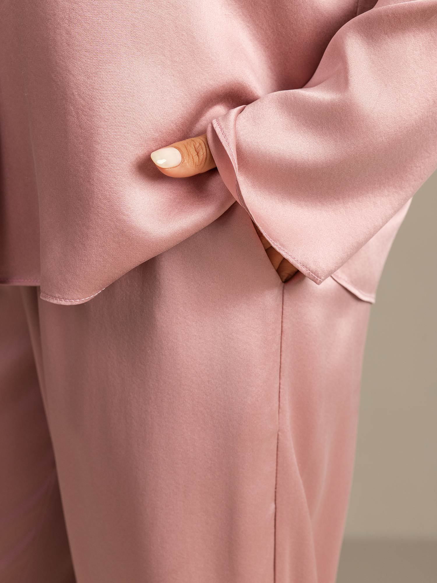 [Persikkaiho] SilkSilky-FI 19Momme Womens Pajamas 004