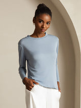 [Harmaansininen] SilkSilky-FI Womens T-Shirt 007