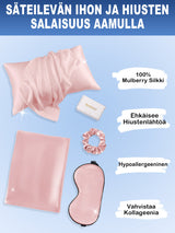 [Vaalean Mauve] SilkSilky-FI 19Momme Pure Silk Pillowcase Set 002