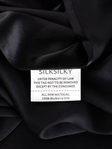 [Musta] SilkSilky-FI 25Momme Vuodevaatteet Setti 008