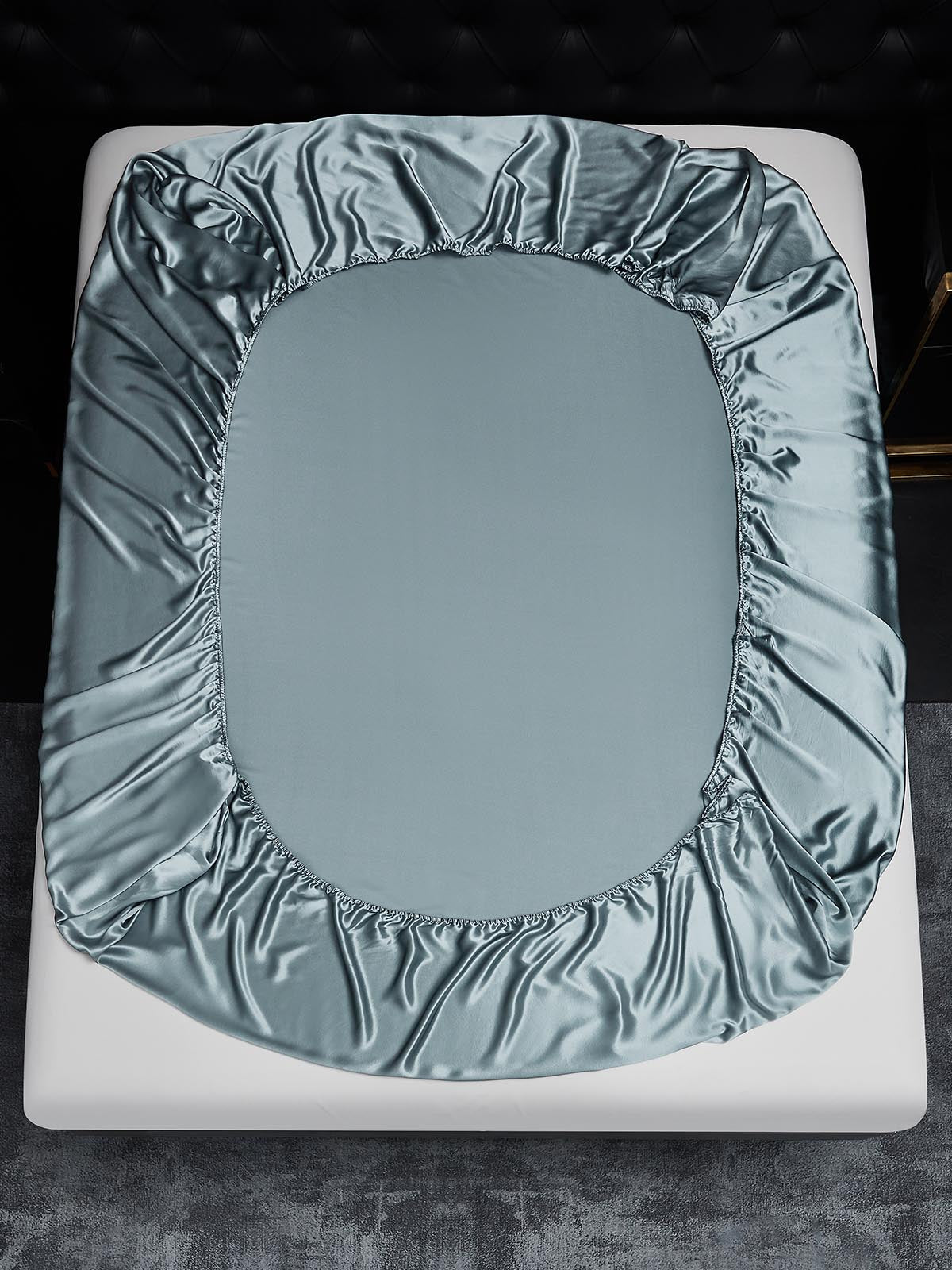 [Harmaansininen] SilkSilky-FI 22Momme Bedding Set 003