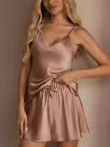[Toscana] SilkSilky-FI Spaghetti Strap V Neck Camisole Setti 004