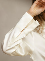 [Norsunluu] SilkSilky-FI 19Momme Womens Shirt 007