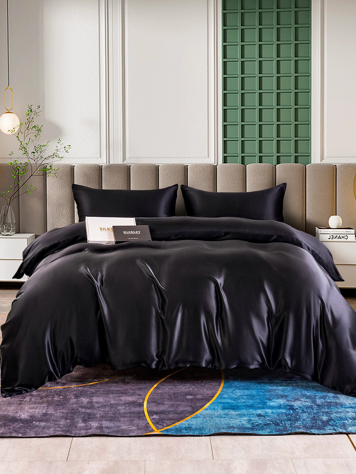 [Musta] SilkSilky-FI 25Momme Bedding Set 001