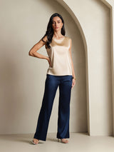 [Samppanja] SilkSilky-FI Sleeveless Round Neck Camisole Top 008