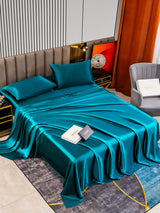[Sinivihreä] SilkSilky-FI 22Momme Bedding Set 002,