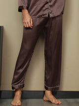 [Kahvi] SilkSilky-FI Mens Sleep Bottoms 003,