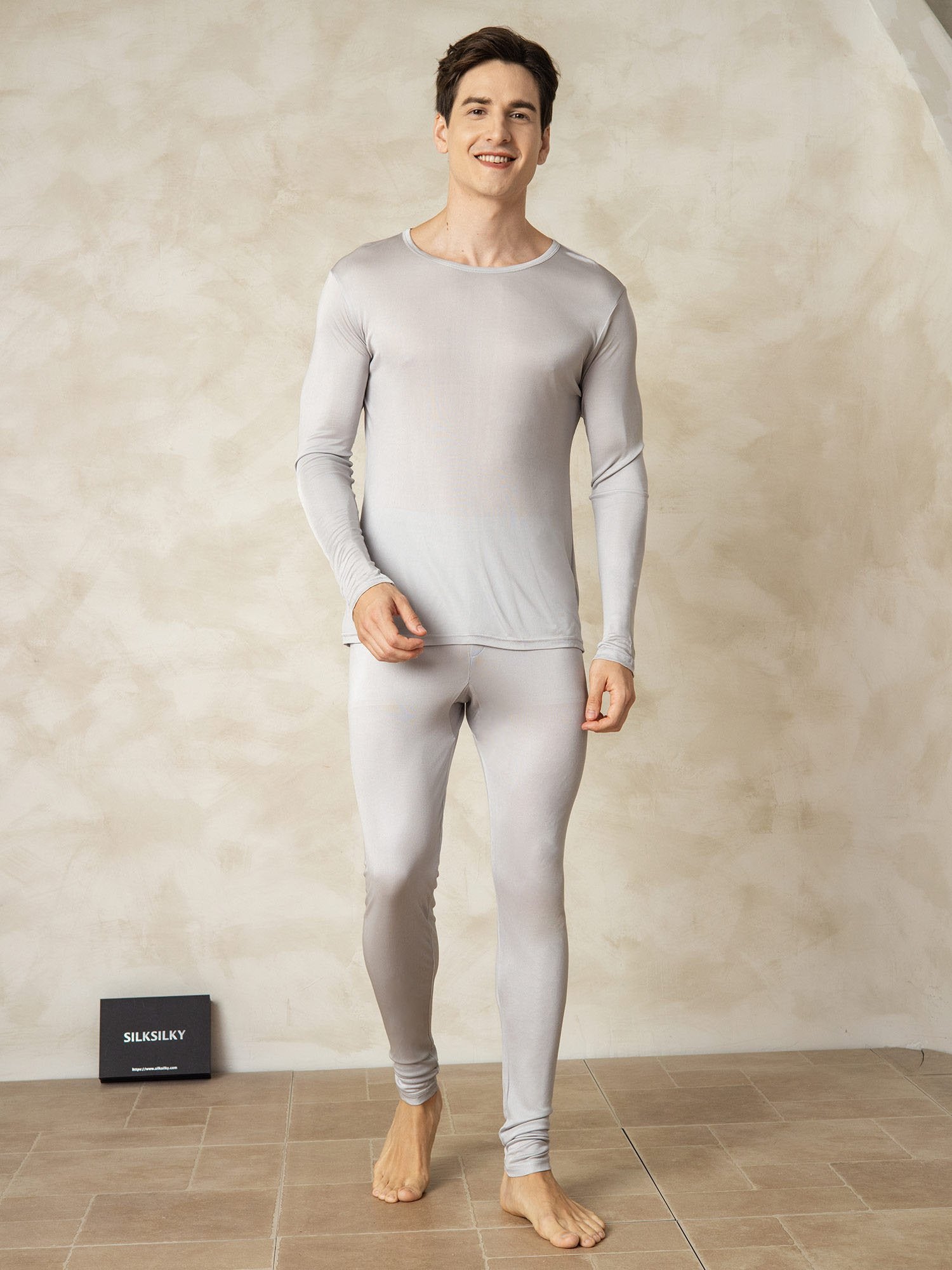 [Hopea] SilkSilky-FI Mens Pajamas 004