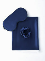 [Tummansininen] SilkSilky-FI 19Momme Pure Silk Pillowcase Set 005