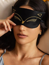 [Musta] SilkSilky-FI Eye Mask 001