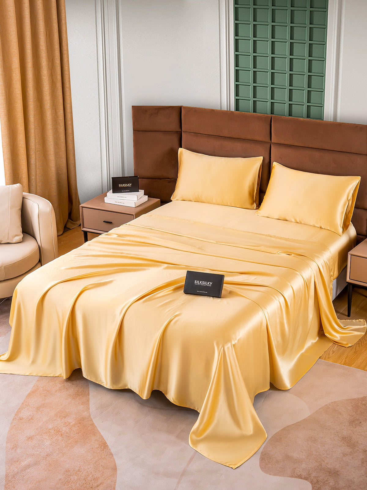 [Samppanja] SilkSilky-FI 25Momme Bedding Set 002