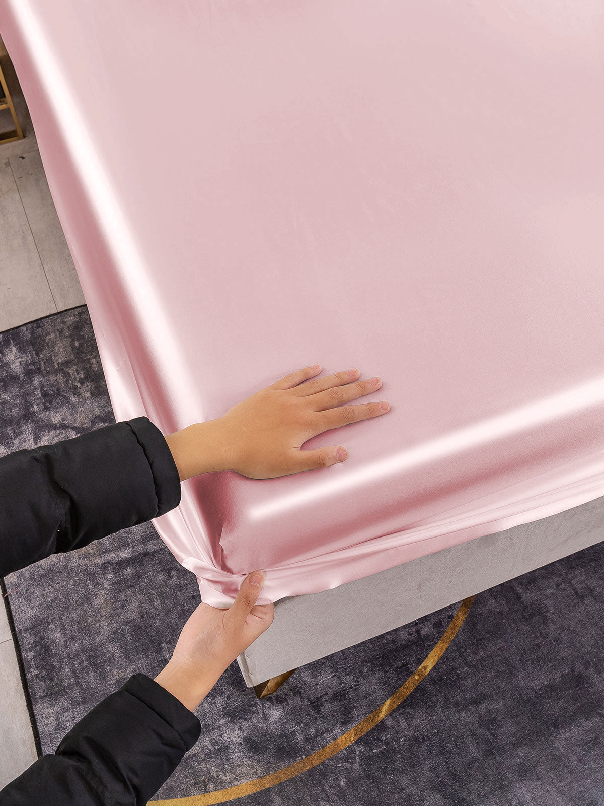 [Pinkki] SilkSilky-FI 19Momme Sheet 006