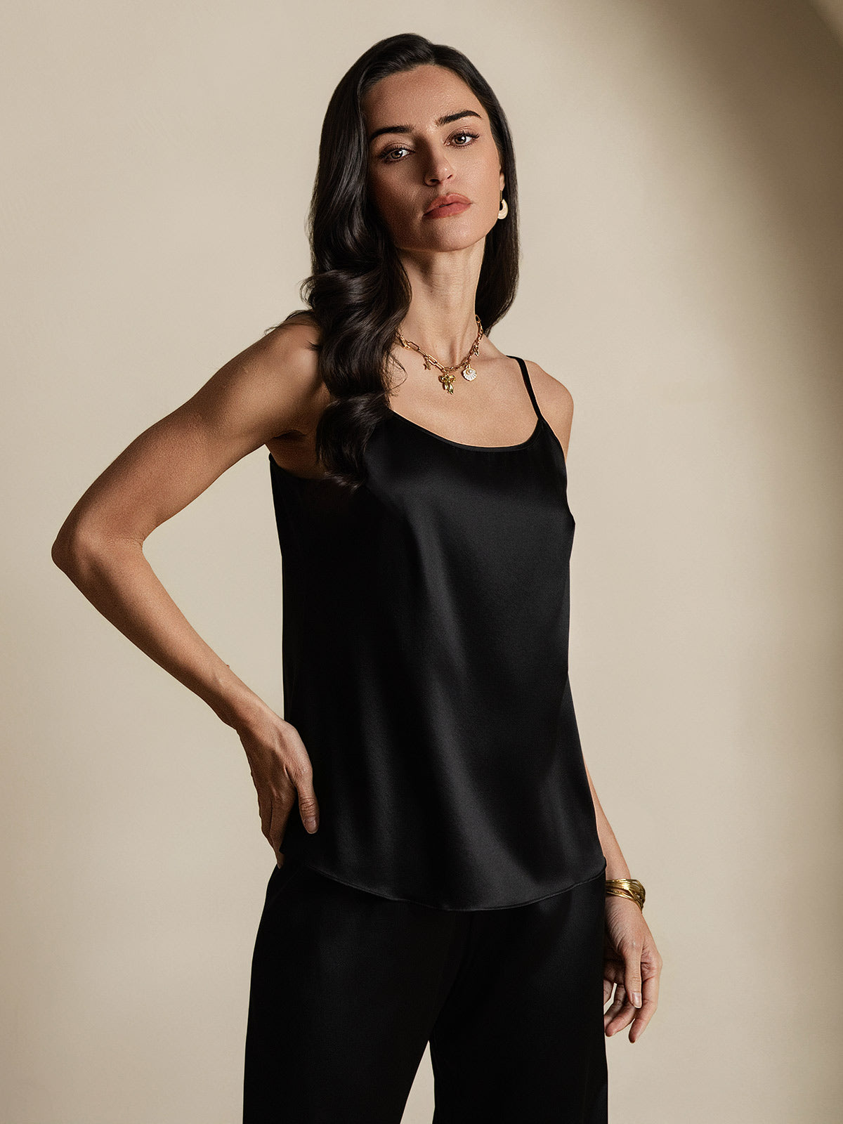 [Musta] SilkSilky-FI 19Momme Camisoles 004