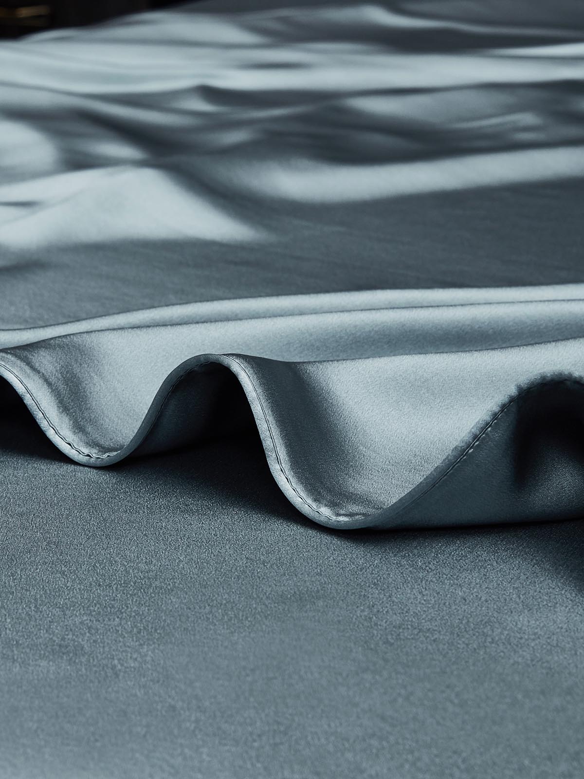 [Harmaansininen] SilkSilky-FI 22Momme Duvet Cover 003